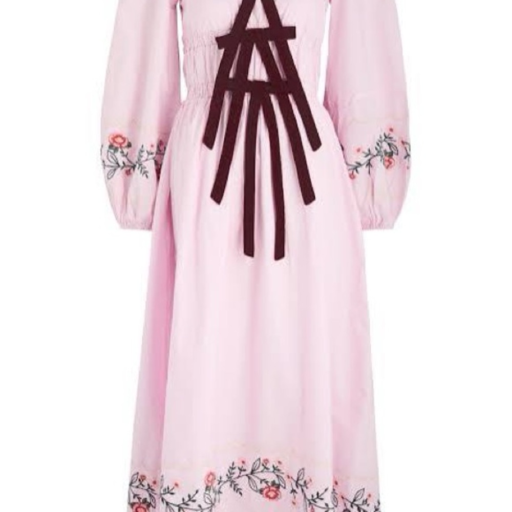 Damson Madder Dakota Embroidered Dress